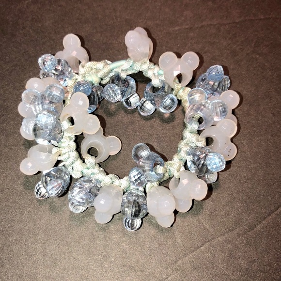 Minnie Mouse scrunchie. Super cute hand made one of a kind funky piece. - Picture 2 of 3